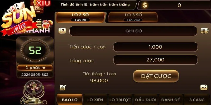 Danh mục Xổ Số, Lô Đề hấp dẫn tại cổng đổi thưởng uy tín Sunwin